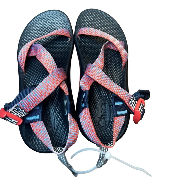 Chaco Z/1 EcoTread Sandal Size 4 Youth Unisex Kids Girls Boy Beach Penny Coral - Picture 3 of 10